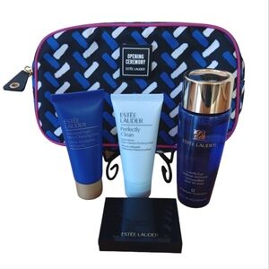 Estée Lauder Opening Ceremony Cosmetic Bag w/ Skin Care Products & Blush